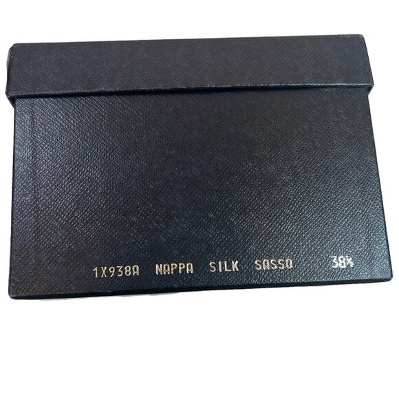 Prada Womens Pantent Leather Napa Silk Sasso Brown Peep Toe Heels With Box 38.5 - Picture 15 of 16